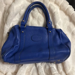 Terezetto Hand Bag Blue - 1980's Leather - Excellent Condition Used - Picture 1 of 10