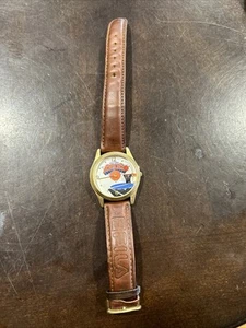 Rare NBA New York Knicks Watch Black Leather Band FILA - Picture 1 of 5