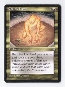 Ghostly Flame Ice Age MTG Vintage Magic the Gathering Card LP/NM - Picture 1 of 2