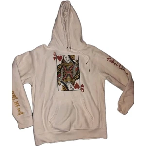 Lions Not Sheep Sweatshirt The Queen Collection Rebel Queen Playing Card Hoodie - Picture 1 of 6