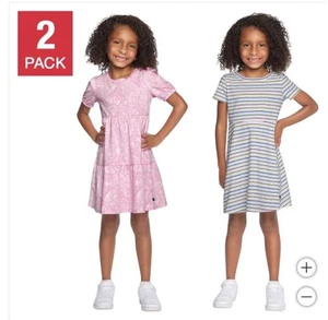 Gap Kids' 2-pack Cotton Dresses Pink Size 6 NWT - Picture 1 of 3