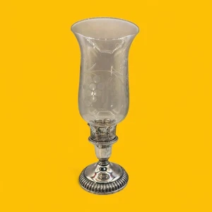 Vintage Birks Sterling Silver Hurricane Candleholder - Bild 1 von 9