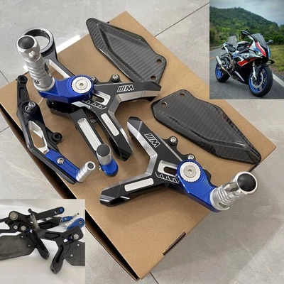Kit de reposapiés de estriba ajustable CNC para BMW S1000RR 2019-2024 S 1000 RR Foto 1 de 4