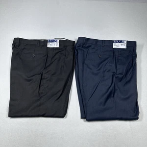 RALPH LAUREN Dress Pants Lot of 2 Grey & Dark Brown Men’s Size 42x30 NWT - Picture 1 of 9