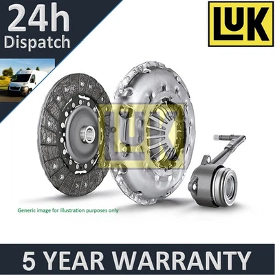 Se adapta a Saab 9-3 9-3X Cadillac BLS 1.9 D TTiD + Otros modelos LUK Kit de embrague 3 piezas Foto 1 de 4