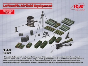 1:48 ICM #48409 - Luftwaffe Airfield Equipment - Picture 1 of 2