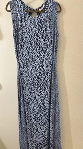 Michael  Kors Sleeveless Print Maxi Dress - Picture 1 of 8