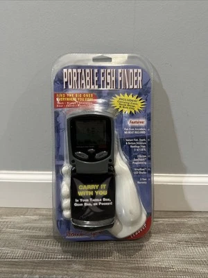 HawkEye Portable Fishfinder Fish Finder Depth Structure Backlit FF3300P New - Image 1 of 4