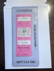 FLEETWOOD MAC TOM PETTY TICKET 1982 US FESTIVAL 3 DAY TICKET MINT BASS - Bild 1 von 2