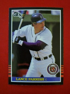 1985 DONRUSS #49 LANCE PARRISH TIGERS NM-MT or BETTER (8) AS (6) SS '84 WS CHAMP - Image 1 of 4