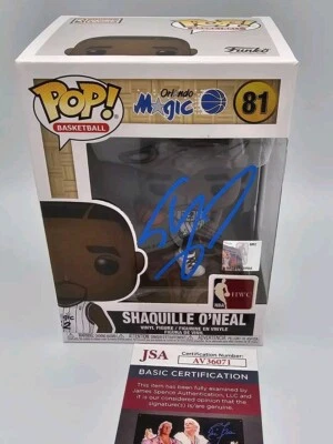 SHAQUILLE O'NEAL ORLANDO MAGIC SIGNED FUNKO POP JSA - Image 1 of 4