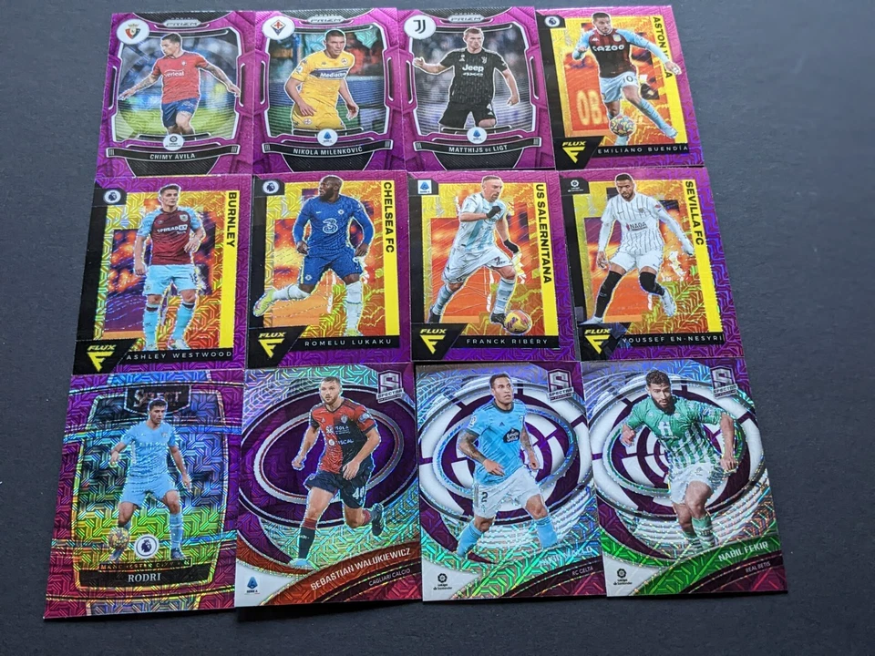 2021-22 Panini Chronicles Prizm Flux Select Spectra Purple Mojo - You Pick! - Image 1 of 1