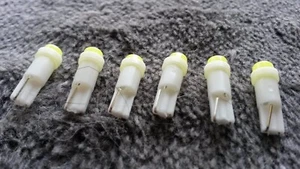 6x T5 LED COCKPIT LAMPE Stecklampe gelbes Licht 18x6mm sehr langlebig K3 - Picture 1 of 2