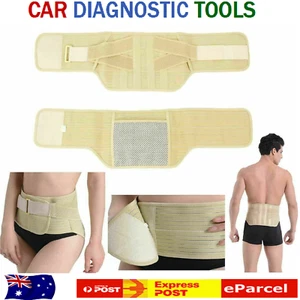 Pain Relief Back Support Belt Lumber Lower Brace Strap Posture Waist Trimmer. AT - Picture 1 of 10