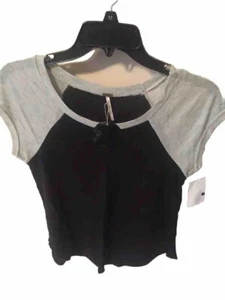 Women's New Black Knit Top by Poof! - Picture 1 of 3