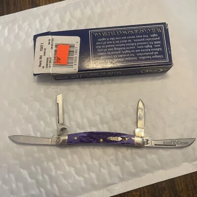 Cuchillo Case Edición Limitada 4 Hojas 6468 Ultra Violeta Púrpura (Y-195) 2003 BELLEZA Foto 1 de 4