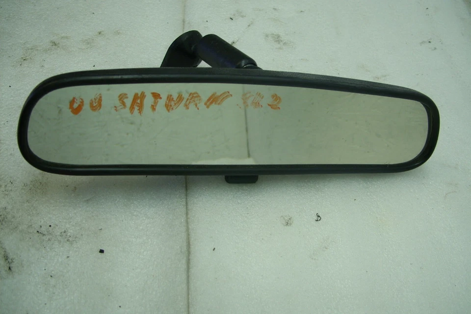 Espejo retrovisor Saturn SL2 SL-2 2000 00 negro parabrisas delantero B-102 D Foto 1 de 3