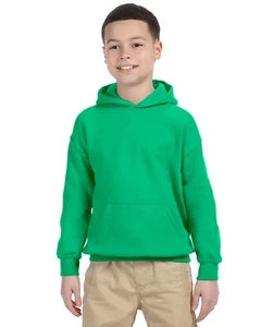 Gildan Youth Hoodie Heavy Blend Boys Girls 8 oz 50/50 Hoody S-XL G185B - Picture 1 of 55