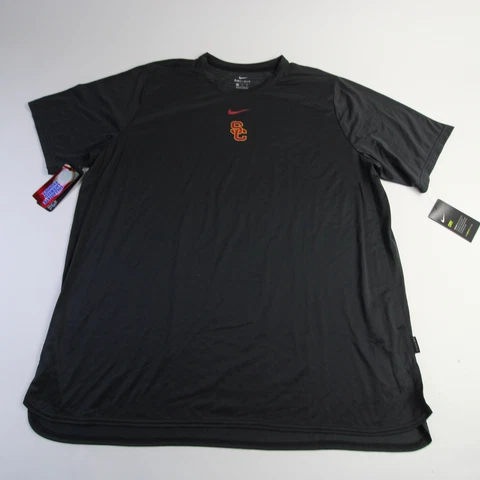 USC Trojans Nike Dri-Fit Short Sleeve Shirt Men's Dark Gray New Cover