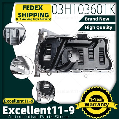 Cacerola de aceite inferior de aluminio del motor de 3,6 L para AUDI Q7 2007-2015, VW Touareg 2006-2010 Foto 1 de 4