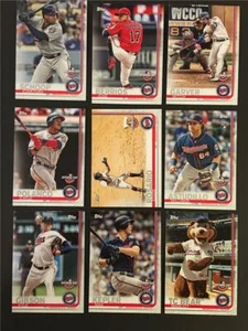 2019 Topps Opening Day Minnesota Twins Master Team Set 9 Cards With Inserts - Picture 1 of 1