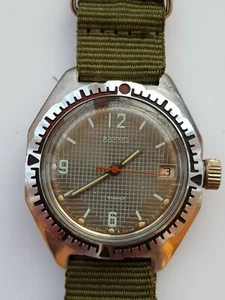 Watch VOSTOK AMPHIBIAN Rhombus Dial VINTAGE USSR RARE MODEL RRR - Picture 1 of 12