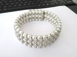 DELFIN ERZ SILBER/PERLEN COLLIER HALSKETTE 13" DN-1889MS - Bild 1 von 4