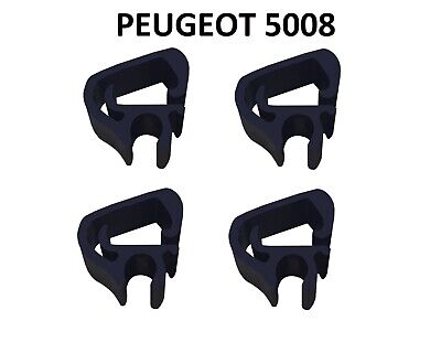 4x Agrafe Port Tuyau Bras Essuie-Glace Avant Peugeot 5008 • 10.32€