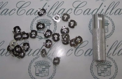 1936-1990 Cadillac молдинг, эмблема, украшение, монтажные зажимы с инструментом - Изображение 1 из 4