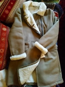 Leichte Lammfell-Lederjacke, knielang - Gr. 38 - NEU - Bild 1 von 13