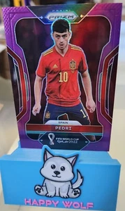 Pedri Purple Prizm /199 Prizm World Cup Qatar Panini 2022 - Bild 1 von 2