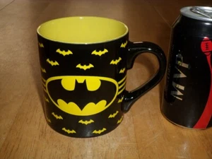 [DC COMICS] BATMAN LOGO, [ JUMBO SIZED ], Ceramic Coffee Mug / Cup, VINTAGE - Picture 1 of 8