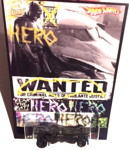 Hot Wheels CUSTOM~BATMOBILE~BATMAN V SUPERMAN:Dawn Of Justice~ CUSTOM CARD~NM - Picture 1 of 12