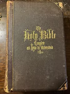 Hitchcock's New and Complete Analysis of the Holy Bible Leather Bound Gilt Edged - Picture 1 of 7