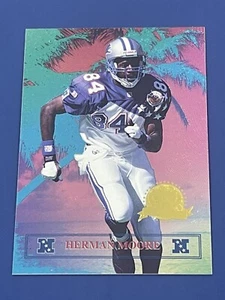 1996 Collector’s Edge Presidents Reserve Herman Moore /7500 Lions Virginia #16 - Picture 1 of 9