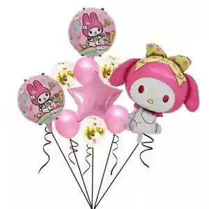My Melody, Hello Kitty, 10pcs Party Balloon Set, perfect for any celebration!! - Picture 1 of 3