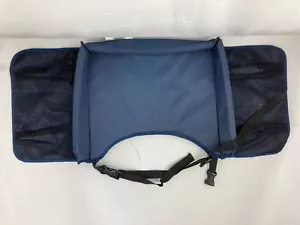 Star Kids Snack & Play Travel Tray - Nylon & Mesh Navy Blue for Car/Plane Trips - Picture 1 of 1