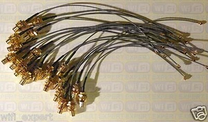 20 x mini câble antenne PCI U.FL vers RP-SMA WiFi Pigtail 8 pouces expédié des États-Unis - Photo 1/5
