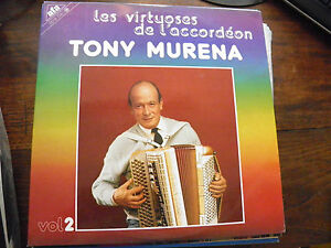 les virtuoses de l'accordéon - vol. 2  - Tony Murena  disque Afa 5019 DA
