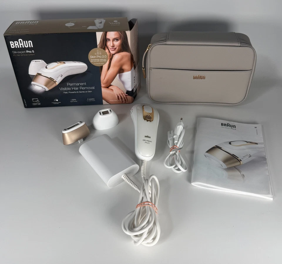 Braun IPL Silk Expert Pro 5 Haarentfernungsgerät Damen-Herren [SEHR GUT] - Bild 1 von 1