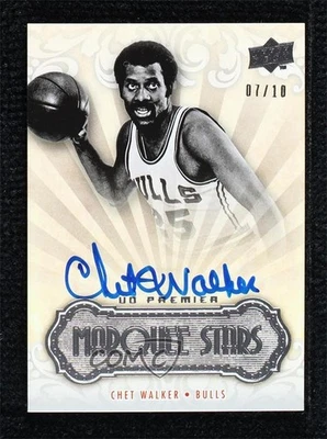 2008-09 UD Premier Marquee Stars /10 Chet Walker #MM-CW Auto HOF - Image 1 of 2