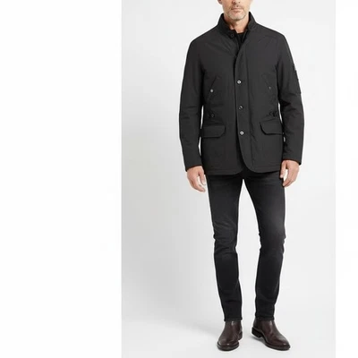 Chaqueta de campo Ralph Lauren etiqueta negra para hombre negra militar cuello alto utilitaria Foto 1 de 4