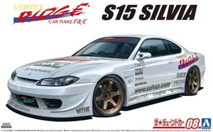 1999 Nissan Silvia S15 VERTEX RIDGE 1:24 Model Kit Bausatz Aoshima 058381 - Bild 1 von 2