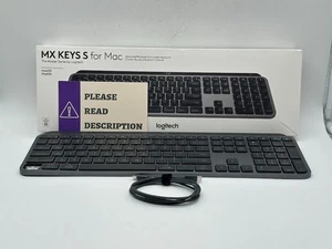 Logitech MX Keys S Full-Size Bluetooth Kabellose Tastatur - Schwarz LESEN - Bild 1 von 4