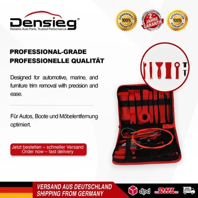 Densieg 143 pièces automobile Jeu de pinces pour clips de garniture intérieure - Photo 1/4