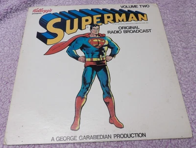 KELLOGG'S SUPERMAN VOLUME TWO VINYL RECORD LP NM/VG++ RADIO SHOW MARKS RECORDS Foto 1 de 4
