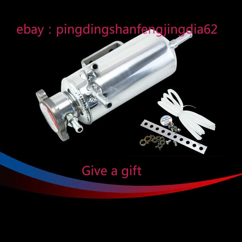 Universal 350ml Overflow Catch Tank Radiator Coolant Bottle Header Reservoir Set Foto 1 de 4