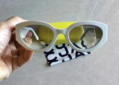 Gafas de sol unisex 100 % auténticas Marc Jacobs letras blancas espejo moda Foto 1 de 4