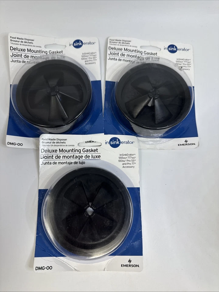 and Genuine InSinkErator Deluxe Mounting Gasket Dmg-00 Black P/n 9959d