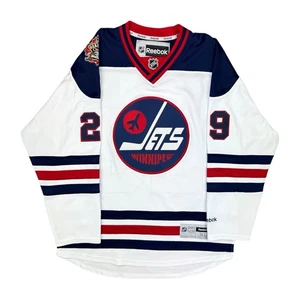Patrick Laine Winnipeg Jets Heritage Classic Reebok NHL Jersey Size XL - Picture 1 of 8